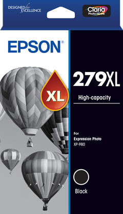 Epson 279XL - High Capacity Claria Photo HD - Black Ink Cartridge