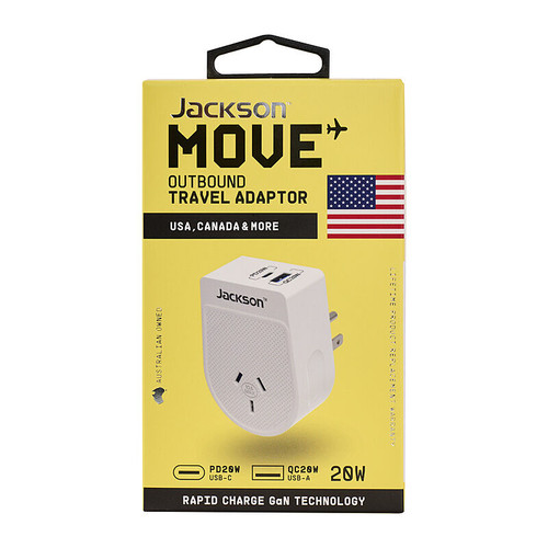 Jackson Outbound US/Canada Travel Adaptor