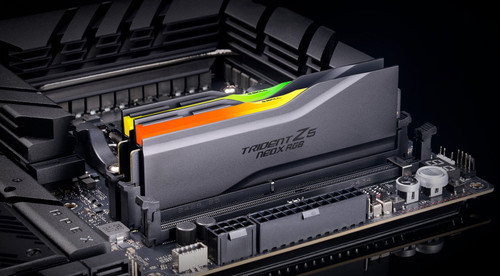 G.SKILL F5-6000A3636F16GX2-TZ5NXRN 32GB (2 x 16GB)/ DDR5 6000 MT/s/ Timings 36-36-36-76/ Voltage 1.35V/ TZ5 Neo X RGB AMD EXPO ™Ultra Low Latency