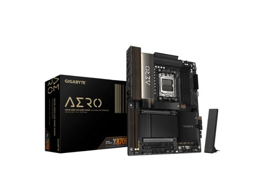 Gigabyte X870E AERO X3D DK WOOD AM5 DDR5 256GB USB4 Wi-Fi7 MT7927, RZ738 5GbE PCIe5 M.2 PCIe5/4 HDMI ALC1220 ATX