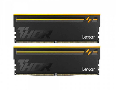 Lexar LD5U16G60C36BV-RGD DDR5 UDIMM 32GB Kit (2 x 16GB)  6000 MT/s 1.4V CL36 THOR G2 OC RGB BLACK INTEL XMP 3.0 & AMD EXPO