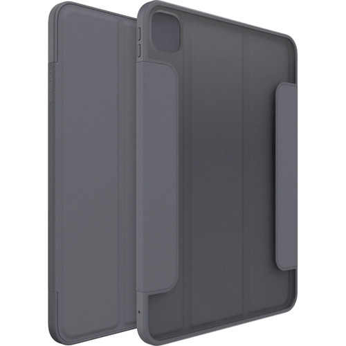 OtterBox Symmetry Folio Apple iPad Pro (11') (M5/M4) (6th/5th Gen) Case Thunderstorm (Clear/Dark Grey) - (77-95257), 7 Years Warranty