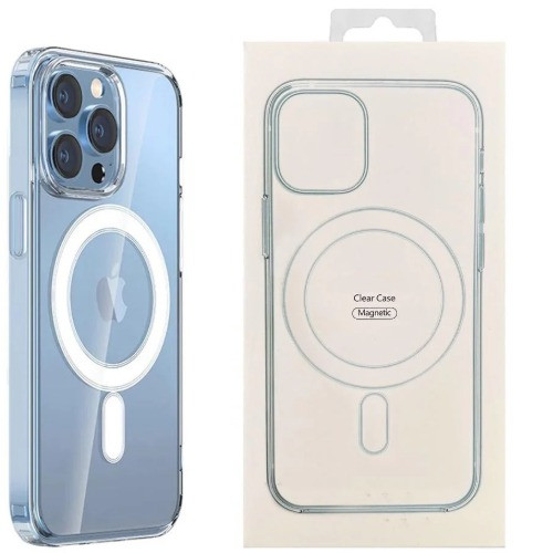 USP Apple iPhone 13 Pro  (6.1') Clear Case with MagSafe - Crystal Clear, Drop Protection, Scratch Resistant, Magnetic, Durable, 5 Years Warranty