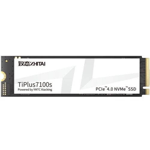 YMTC ZhiTai TiPlus7100s SSD 1TB M.2 2280 YMTC Xtacking 4.0  TLC Chip PCle Gen 4 X 4.0 NVMe 4.0 7400MB/s 6900MB/s R/W 600 TBW 5Y warranty