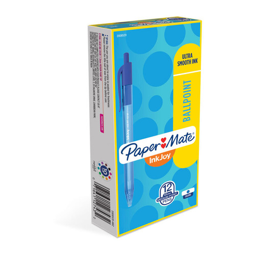 Paper Mate InkJoy 100RT BP Blue Box 12 Paper Mate InkJoy 100RT BP Blue Box 12