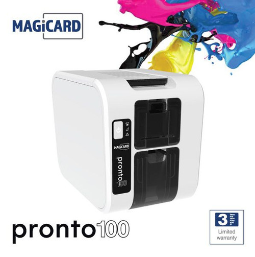 Magicard Pronto 100 Card Printer - Starter Pack 36 Month Warranty