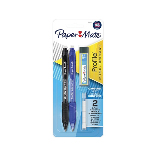 Paper Mate Profile Pnc Blk/Blu Pack of 2 Box 6 Paper Mate Profile Pnc Blk/Blu Pack of 2 Box 6