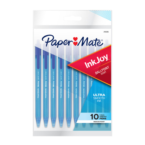 Paper Mate InkJoy BP 100RT Blu Pack of 10 Box 12 Paper Mate InkJoy BP 100RT Blu Pack of 10 Box 12