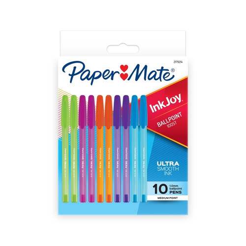 Paper Mate InkJoy 100ST BP Fsn Pack of 10R Box 12 Paper Mate InkJoy 100ST BP Fsn Pack of 10R Box 12
