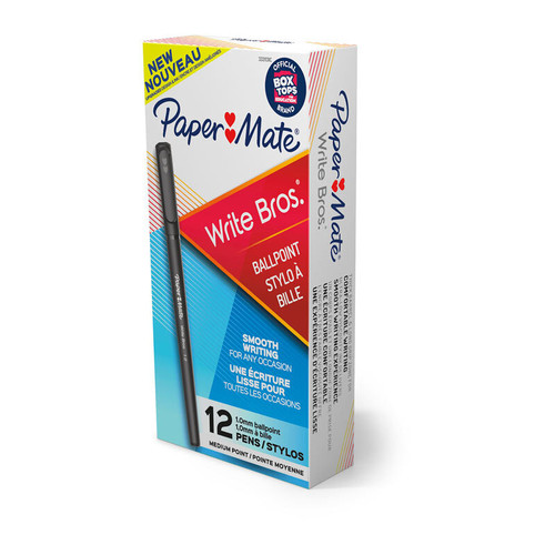 Paper Mate Write Bros 1.0mm BP Blue Pack of 12 Paper Mate Write Bros 1.0mm BP Blue Pack of 12