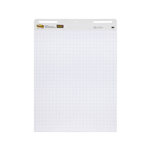 Post-It Pad 560 Easel Blue Grid/White 635mm Box of2