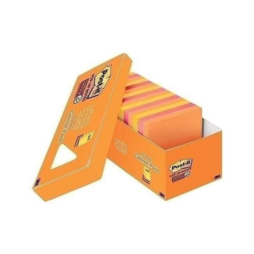 Post-It Note R330-18Super StickyAU-CP Pop Up RDJ 75X75mm Pk8