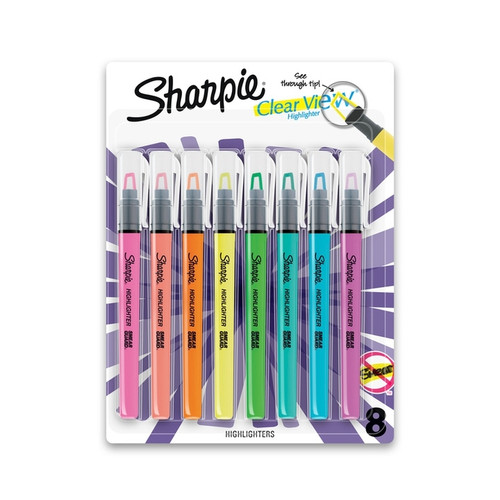 Sharpie Highlighter Tank Pastel Assorted Pack of 6 Box 6