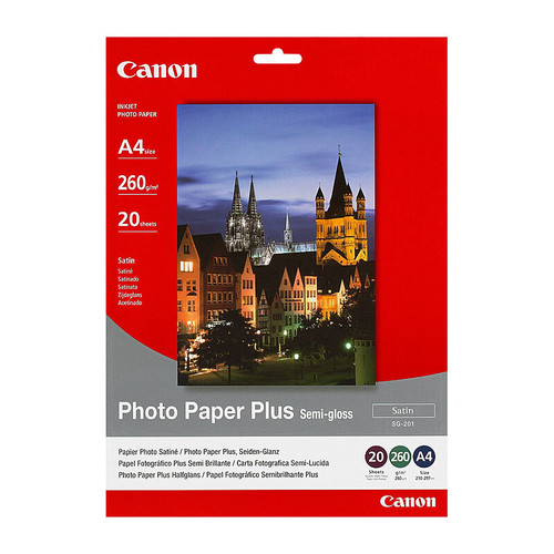 Canon Semi Gloss Photo Paper A4 20 Sheets 260gsm - SG201A4