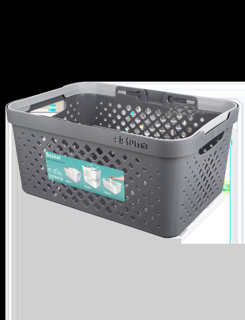 Sistema 18.5L Stackable Basket Charcoal