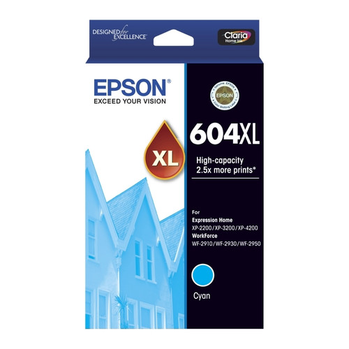 Epson 604XL Cyan Ink Cartridge Epson 604XL Cyan Ink Cartridge