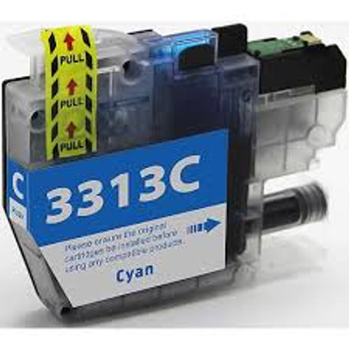Compatible Brother LC-3311/LC-3313XL Cyan Ink Cartridge - 400 pages