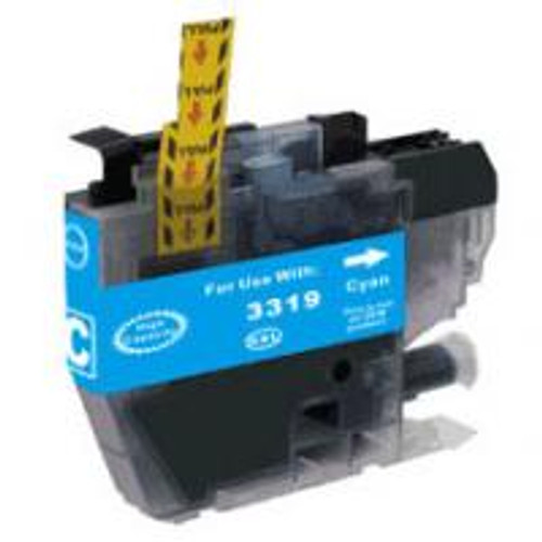 Compatible Brother LC-3319XL Cyan Ink Cartridge - 1,500 pages