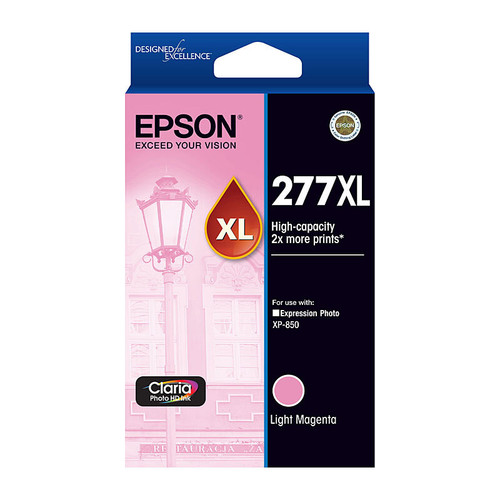 Epson 277XL HY Light Magenta Cartridge - 740 pages Epson 277XL HY Light Magenta Cartridge - 740 pages
