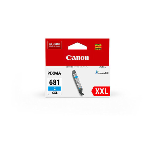 Canon CLI-681XXLExtra High Yield Cyan Ink Cartridge Canon CLI-681XXLExtra High Yield Cyan Ink Cartridge