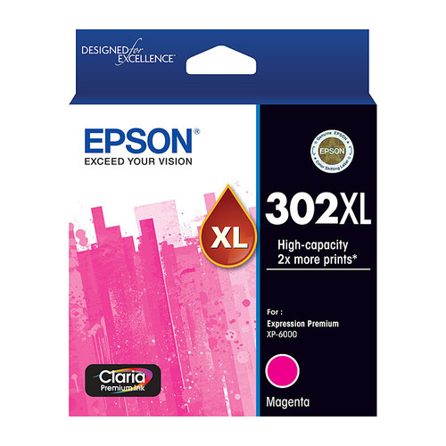 Epson 302XL Magenta Ink Cartridge Epson 302XL Magenta Ink Cartridge