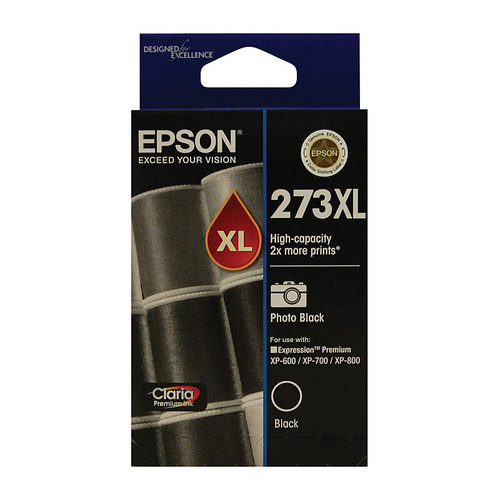 Epson 273XL High Capacity Photo Black Ink Cartridge Epson 273XL High Capacity Photo Black Ink Cartridge