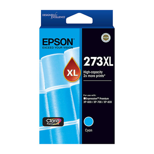 Epson 273XL High Capacity Cyan Ink Cartridge Epson 273XL High Capacity Cyan Ink Cartridge