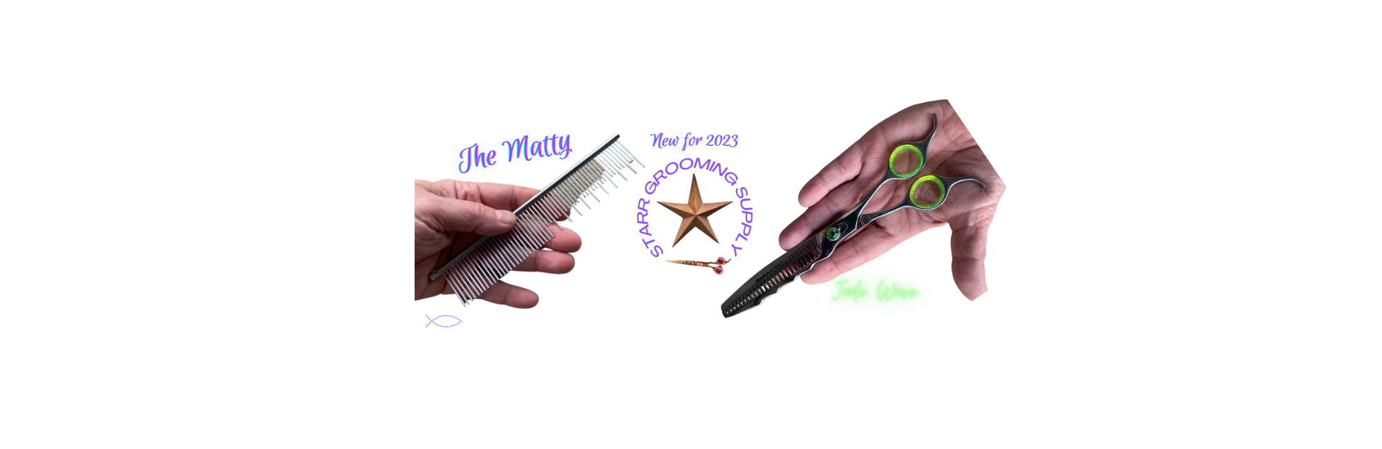 Hand Crafted Starr Grooming Shears Staright's Starr Grooming Supply