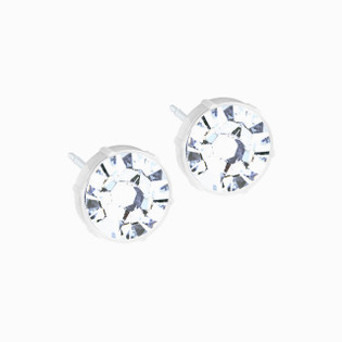 Medical Plastic 6mm Earrings