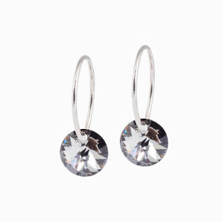 Drop Crystal Pendant Earrings | Pear Shaped Diamond Earrings
