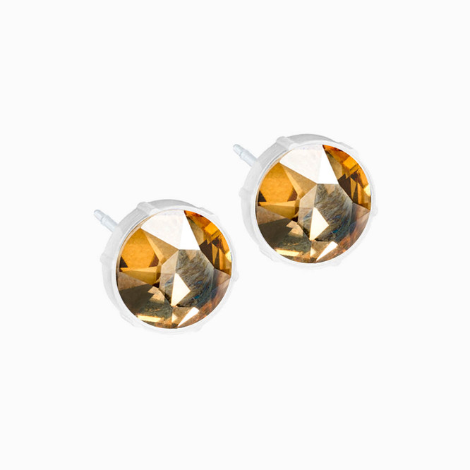 Medical Plastic 6mm Star Earrings