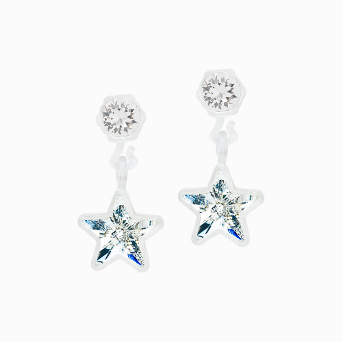 Sterling Silver Star Drop Earrings – Bijou Jewellery