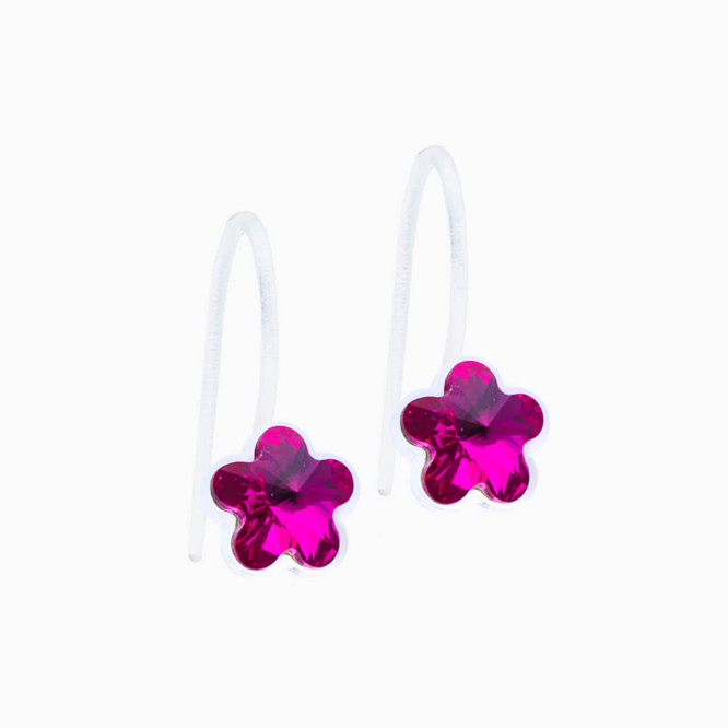 DIY Shrink Plastic Flower Earrings with Free Cut Files  Persia Lou