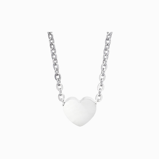 Cute Gold or Silver Heart Necklace for Sale