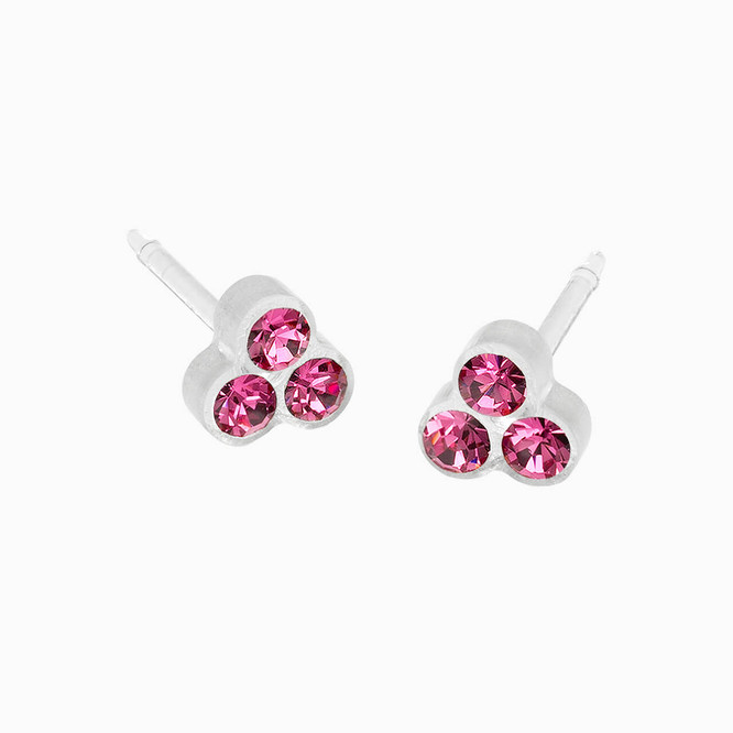 Plastic Large Rose Stud Earrings - Lovisa