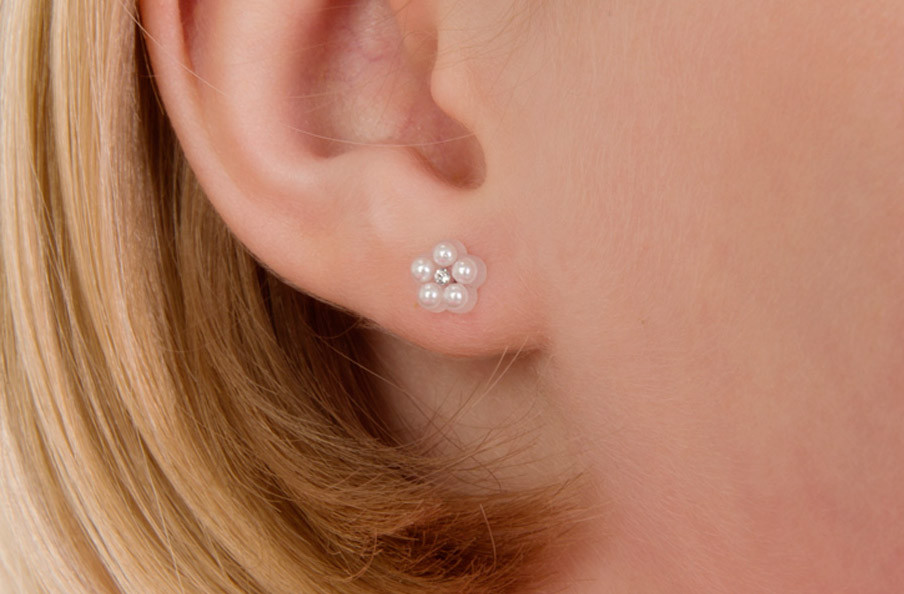 Babies/Infants/Women 10k Yellow Gold CZ Earrings 2mm Stud/Aretes de bebe y  mujer | eBay