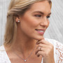 Prong Set 7mm CZ Necklace