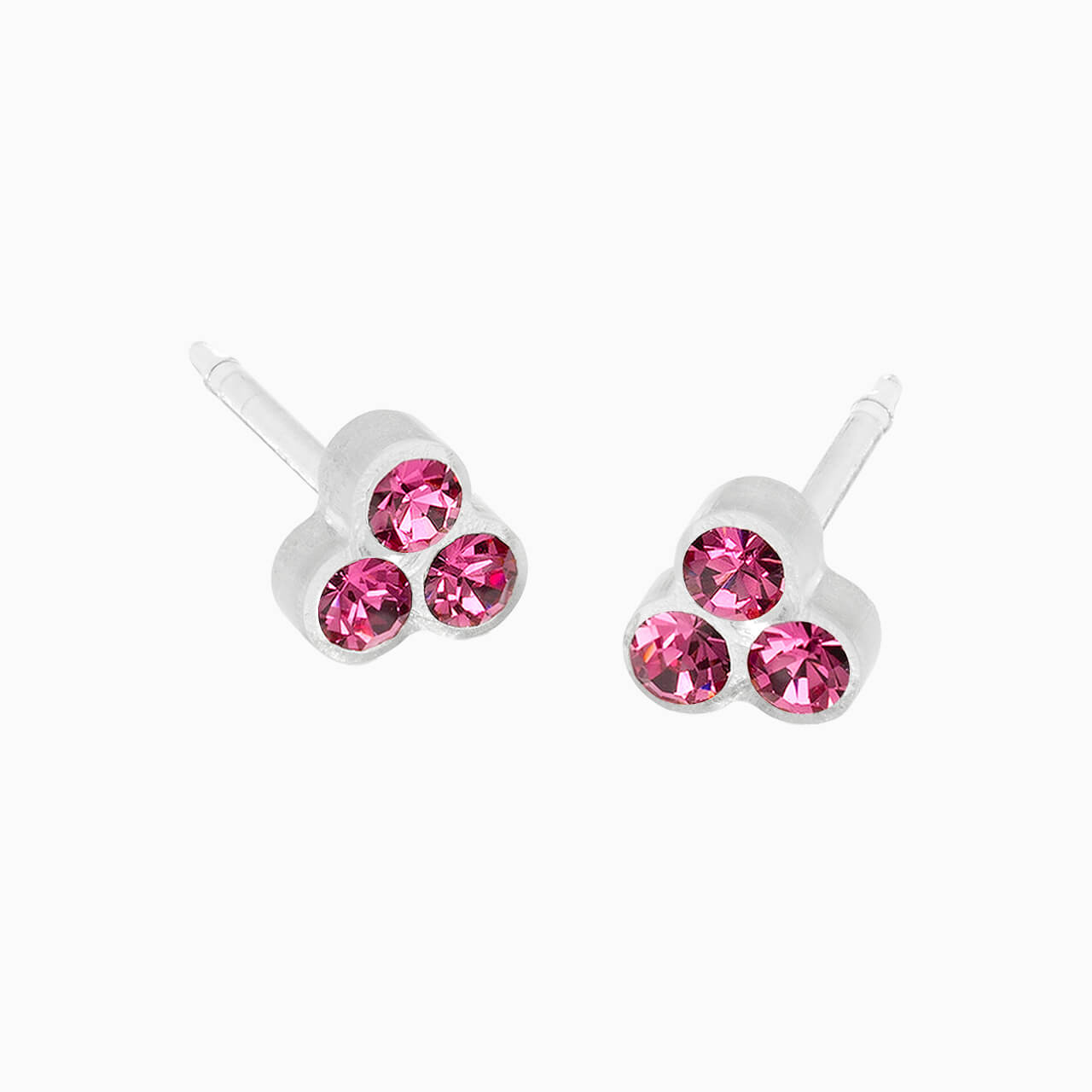  Plastic Earrings for Sensitive Ears, KMEOSCH 2 Pairs (6mm &  8mm) Clear 3D Plastic Rose Stud Earrings for Women - Unique, Elegant  Comfortable, Chic, and Feather-light: Clothing, Shoes & Jewelry