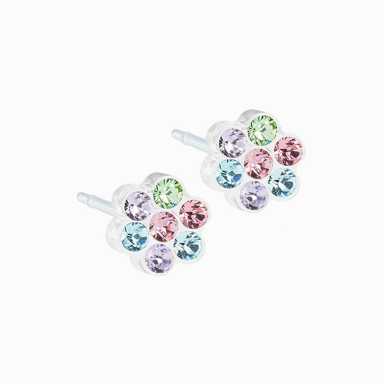 Image of Medical Plastic 5mm Daisy Earrings