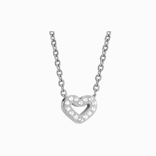 Brilliance Hollow Heart Pendant Necklace | Blomdahl USA