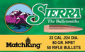 MatchKing 0.224" 80gr Hollow Point Boat Tail - Closed Nose (HPBT-CN)