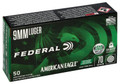 Federal 9mm Luger 70gr Frangible ammunition