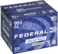 Federal .22 LR 36gr Copper Plated Hollow Point (CPHP) ammunition