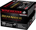 Winchester .38 Special 130gr Jacketed Hollow Point (JHP) ammunition