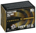 Federal .357 Magnum 154gr Jacketed Hollow Point (JHP) ammunition