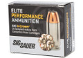 Sig Sauer .40 S&W 165gr Jacketed Hollow Point (JHP) ammunition