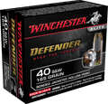 Winchester .40 S&W 165gr Jacketed Hollow Point (JHP) ammunition