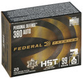 Federal .380 ACP 99gr Jacketed Hollow Point (JHP) ammunition