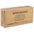 Winchester .380 ACP 95gr Full Metal Jacket (FMJ) ammunition