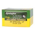 Remington .38 Special 125gr Jacketed Hollow Point (JHP) ammunition